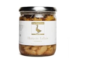 FOIE GRAS LUXE Haricots Tarbais Cuisinés - Haricots à Cassoulet Cuisiné à la Ferme - Haricots Blancs 780 gr pour 2 à 3 personnes - Origine France. (780)