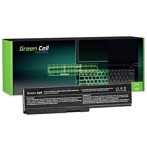 Green Cell® Standard Serie Laptop Akku für Toshiba Satellite L750-1V2 (6 Zellen 4400mAh 10.8V Schwarz)
