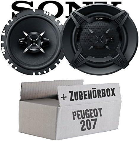 Peugeot 207 - Sony XS-FB1730 - 16cm 3-Wege Koax Lautsprecher - Einbauset