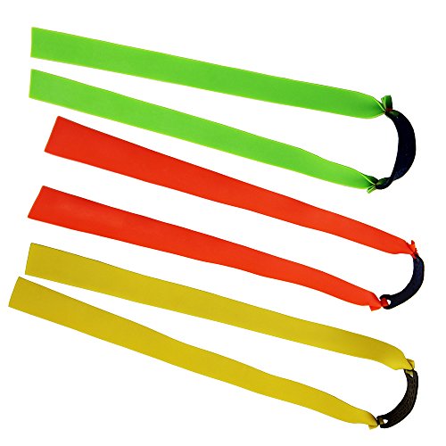 Mangobuy 10 Pcs Flat Elastic Rubber Band Outdoor Slingshot Replacement Band for Wooden Slingshot Catapult Tapered Hunting Bands (Orange) reviews Mangobuy 10 Pcs Flat Elastic Rubber Band Outdoor Slingshot Replacement Band for Wooden Slingshot Catapult Tapered Hunting Bands (Orange)