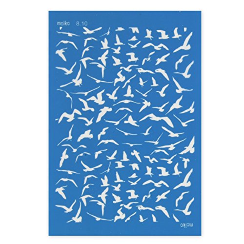 Moiko Silk Screen for Polymer Clay 74x105 mm - Bird pattern 8.10