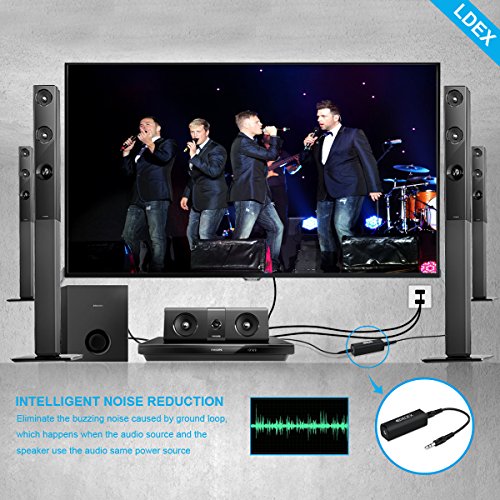 Ldex Erdkreisüberwachung Noise Isolator für / Car Audio System / Heim Stereo / Bluetooth-Lautsprecher mit 3,5-mm-Audiokabel (Schwarz) reviews Ldex Erdkreisüberwachung Noise Isolator für / Car Audio System / Heim Stereo / Bluetooth-Lautsprecher mit 3,5-mm-Audiokabel (Schwarz)