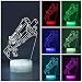 Produktbild LED 3D Cartoon 7 Farben Ändern Nachtlicht mit Touch Control Schreibtischlampe Home Weihnachtsfeier Dekoration Kinder Geschenk Geschenk