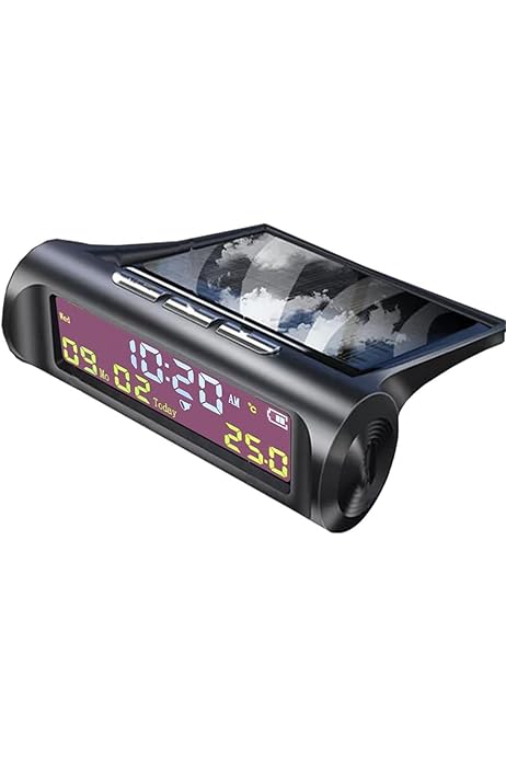 Orologio Digitale Auto 2 In 1 - Con Termometro E Retroilluminazione LED, Da Cruscotto - Foto 9