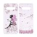 Produktbild [2 Packs] Hülle für Samsung Galaxy Note 8, Misstars Transparent Weich TPU Silikon mit Malerei Muster Clear Backcover Anti-Rutsch Kratzfeste Schutzhülle, Kirschblüten + Mädchen
