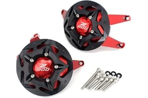 2BIRD Cubierta del Estator del Motor De La Motocicleta, CNC Protector De Protección De La Cubierta Protectora del Motor De Aluminio para Kawasaki Z900 2017-2021 Z1000 2010-2019 (Color : Red, Size : Z900)