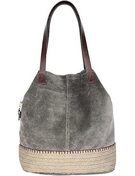 ANOKHI Damen Ledershopper DEAN ESPANDRILLES