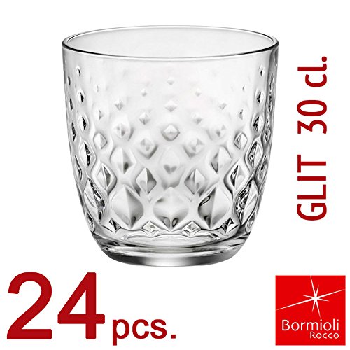 Bormioli Rocco - Set 24 Bicchieri - Collezione GLIT 30 - capacità 30 cl. - (24)