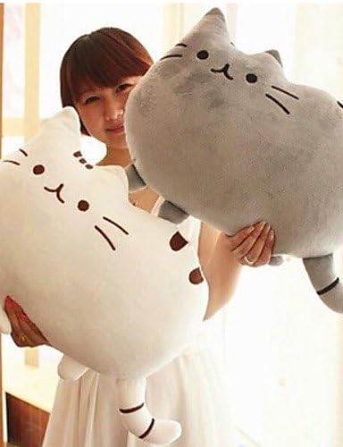 Ch&amp;Ch 40*30cm Plush Toys Stuffed Animal Doll Animal toy Pusheen Cat For Girl Kid Kawaii Cute Cushion , black