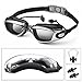 Produktbild Tagvo Schwimmbrille, kein undichtes Anti-Fog Bruchsicherer UV-Schutz Verstellbarer Kopfbügel Schwimmbrille für Erwachsene - Nasenclip, Ohrstöpsel und Schutztasche sind inklusive