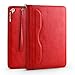 Produktbild 5-In-1 Premium Grade Cowhide Leather iPad Case, Multi-Functional Folio with Stand/Hand Strap/Pocket Smart Wake&Sleep Case Compatible iPadmini3 A1599 A1600 (Red)