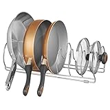 CÓMODO MONTAJE: Gracias a los excelentes materiales y a su gran estabilidad, este soporte de metal no requiere instalación. Simplemente, se coloca en los cajones, estantes o armarios de cocina, sin taladro ni herramientas.