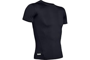 Under Armour Chłodząca i oddychająca koszulka do biegania dla mężczyzn, sportowa koszulka z materiałem antyzapachowym Mężczyźni Ua Tac Hg Comp T (1 w zestawie)