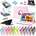 Produktbild SVS 16in1 MEGA 360° Tab4 10.1 Schutzhülle + Zubehör Samsung Galaxy Tab 4 SM-T530 / T531 / T535 Tasche Etui (Rosa)