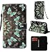 Produktbild NewTH 3D iPhone Xr Bookstyle Lederhülle Schutzhülle Brieftasche Handschlaufe Cover Schale Ständer Etui Karten Slot und Magnetverschluss Apple iPhone Xr Handycover