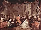 William Hogarth - Pintura después de "La ópera del mendigo" de John Gay, Escena V