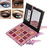 【Encanto ilimitado】Ingredientes de alta calidad con un brillo sedoso, pueden durar todo el día. El polvo delicado hace que sea fácil de impregnar uniformemente. ¡Esta sombra de ojos es muy colorida, vibrante y fácil de combinar con tu look! Ligero y suave, es fácil crear un maquillaje de ojos claro y brillante.