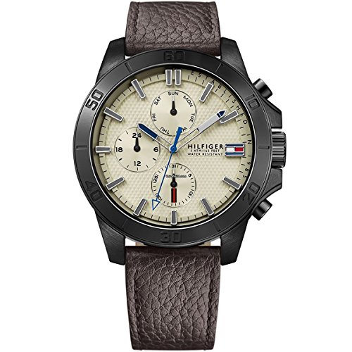 Tommy Hilfiger Hombre Reloj de pulsera analógico cuarzo piel 1791164