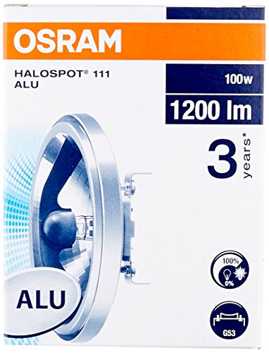 Osram Halogenlampen 100 Watt, 12 Volt, G53 6X1 41850 WFL - 4
