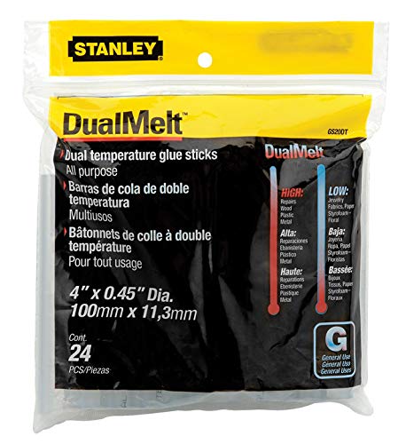 Dual Temperature Glue Sticks, 4" Sticks, 24/PK, Sold as 1 Package