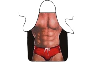 VemeFufu Tabliers de Etanche pour cuisine - Tablier drôle et sexy pour femmes hommes - Tablier pour Barbecue Fête - Tabliers de Oktoberfest - Tabliers de Idée Cadeau D'anniversaire de Noël pour Amis