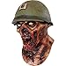 Produktbild Premium Halloween Horror Soldat Maske Blut Hallowen gruselige Maske - Horror ab 18 Jahren blutüberströmt Zombie unisex Damen und Herren von TK-Gruppe