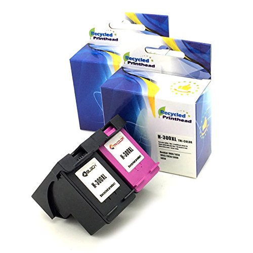 2er-Pack Druckerpatronen ersetzen hp300 HP 300 HP 300XL für HP ENVY 120 HP ENVY 100 HP ENVY 114 HP ENVY 110 e-All-in-One Drucker，HP Deskjet F4280 F4272 F4210 F2480 F2420 All-in-One Drucker HP Deskjet D2560 D1660 D5560 D2660 HP Photosmart C4680 C4780