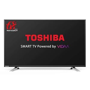Toshiba 80 cm (32 inches) Vidaa OS Series HD Ready Smart LED TV 32L5865 (Black) (2019 Model)