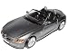 Produktbild BMW Z4 E85 Roadster Cabrio Grau 2002-2008 18-22002 1/24 Bburago Modell Auto mit individiuellem Wunschkennzeichen