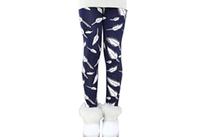 Ugitopi Leggings Forrados de Lana Invierno Niña Pantalones Grueso Fleece Lined Legging