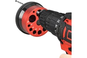 NS JUVYIG Outils de contrôle de la poussière poreux – Collecteur de poussière pour perceuse – Outils d'installation de porte – Collecteur de poussière pour perceuse électrique – Collecteur de poussière pour