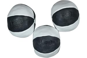 Hide & Drink, Set of 3 Juggling Balls, Equipment, Professional Style with Great Feel, Panel Design, Full Grain Leather, Handmade