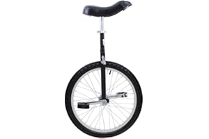 Grupo K-2 Monociclo de Acero de 24 Pulgadas con Pedales (Negro)