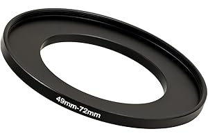 GENERIC 49mm to 72mm Step-Up Ring Filter adapter (49mm-72mm) Camera Filter Ring for 72mm UV ND CPL Filter (MPIXO)