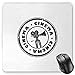 Produktbild HYYCLS Movie Theater Mauspads, Abstract Grunge Stamp with Movie Camera and the Word Cinema Inside, Standard Size Rectangle Non-Slip Rubber Mousepad, Charcoal Grey White