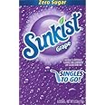 Sunk​ist Grape Soda Singles To Go Drink Mix, Zero Sugar, 1 Pack