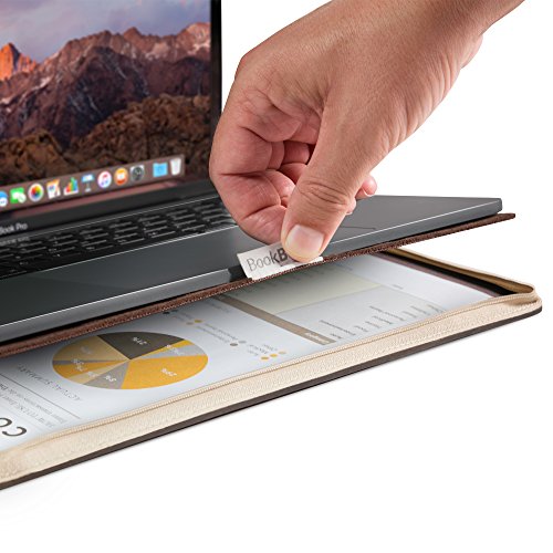Twelve South BookBook V2 Lederh  lle  mit innenliegendem Fach  f  r 15 Zoll MacBook w Touchbar  Thunderbolt 