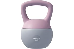 SPORTNOW Soft Kettlebell, 4/6/8/10/12kg Kettle Bell with Non-Slip Handle for Home Gym Weight Lifting and Strength Training