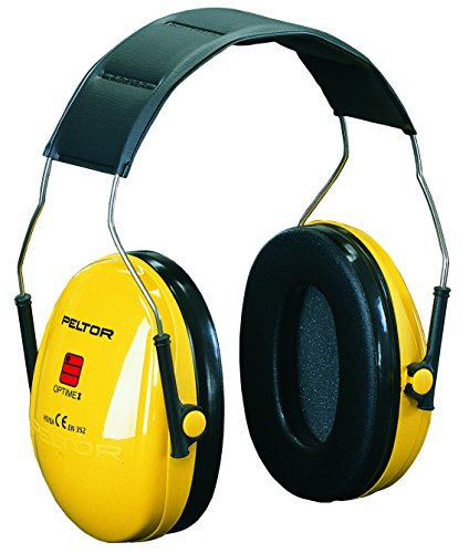3M H510AC Peltor Kapselgehörschützer für Lärmpegel bis 98 dB, sehr leicht, stufenlos verstellbare Kopfbügel, gelb