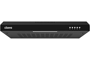 CIARRA CBCB6903 60cm Visor Cooker Hood Undercabinet Hoods Wall Mounted Kitchen Extractor Fan 600mm Top Vented Range Hood