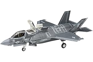 ハセガワ-F-35 Americano Kit de Modelo F-35 Lightning II B Version US Marine, Color Verde, 1:72 Scale (Hasegawa HAE46)