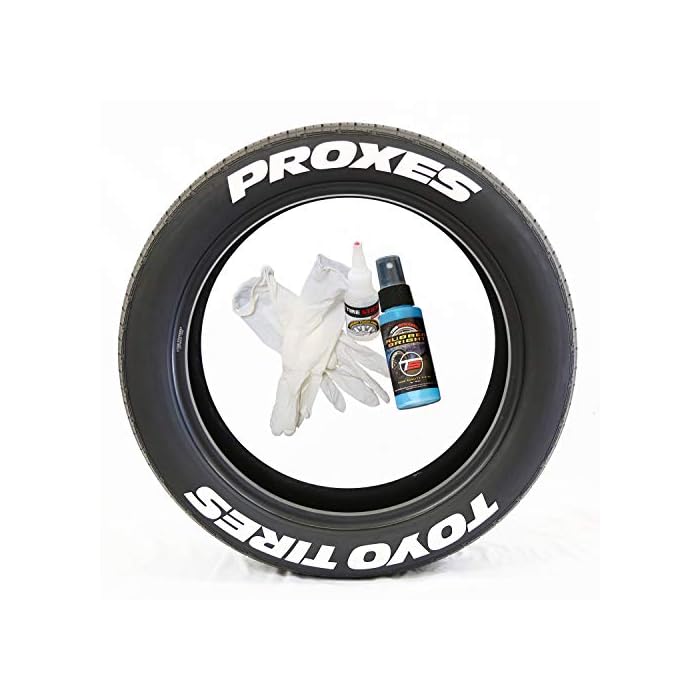 Buy Tire Stickers Toyo Tires Proxes Permanent DIY Glue On White Tyre
