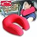 Produktbild GUO - Memory Foam Neck Rest Reisekissen - Perfektes Gepäck Zubehör & am besten für Reisen mit Flugzeug, Zug und Auto - Inklusive (andere Farben erhältlich)