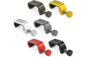 HEINMO Moto Borsa Regolabile Telaio Gancio Borsa Portaoggetti Gancio Uncinetto Carry Hanger Portapacchi Blocco Staffa Per Sprint Primavera GTS LX LXV 50 125 250 300 300ie (A Red)