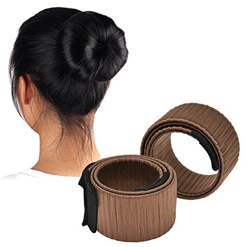 Da.Wa Mode Frisur Damen Fashion Haarstyling Tool Donut Hair Bun Maker Fashion Haare Dutt Styling Werkzeug-Brautfrisur Brautschmuck Haarknoten Frisurenhilfe,set of 1 - 4
