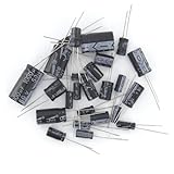Kit Surtido 1uF-2200uF 125Pcs 25 Valor Capacitores electrolíticos Set.