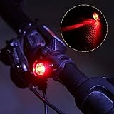 LED Fahrradbeleuchtung Akale Fahrradlampe Fahrradlicht Set inkl. Frontlichter und Rücklicht, Halterung, Zoombarer Effekt, 900 Lumen, 3 Licht-Modi für Berg-Radfahren, Camping und täglichen Gebrauch - 5