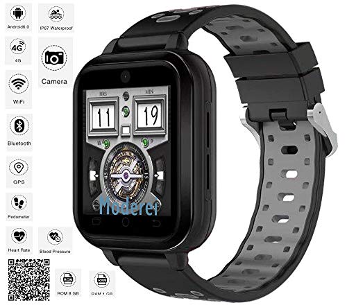 Finow Q1 Pro Android Smart Watch 4G 1 54 Inch Touch Screen Pedometer Grey