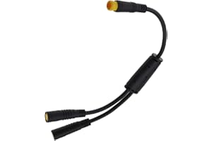 ECSING Sensor de engranaje de motor medio palanca de freno divisor en Y cable de extensión 1T2 compatible con Bafang BBS01 BBS02 BBSHD Kit de motor conector de bicicleta eléctrica