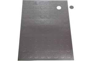 FIRST4MAGNETS MagFlex® Self Adhesive Flexible Magnetic Dots for Creating Magnetic Pictures, Artwork, Signs or Displays - 20mm Dia - 88 per A4 Sheet - Pack of 20